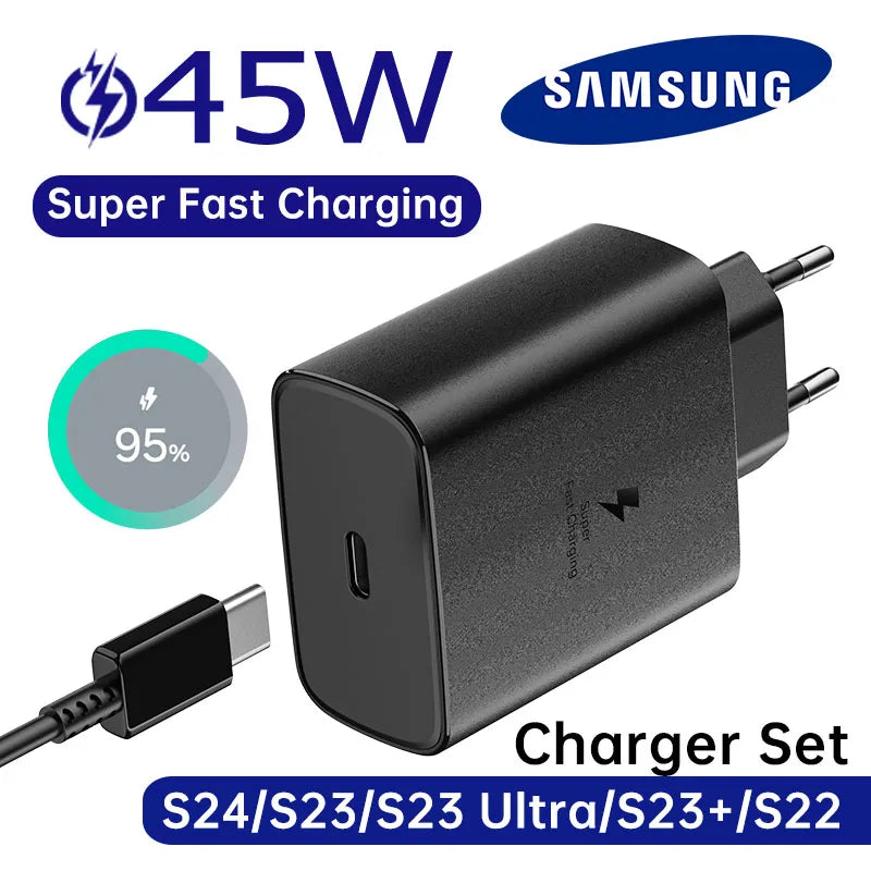 Cargador SAMSUNG de 45 W tipo C