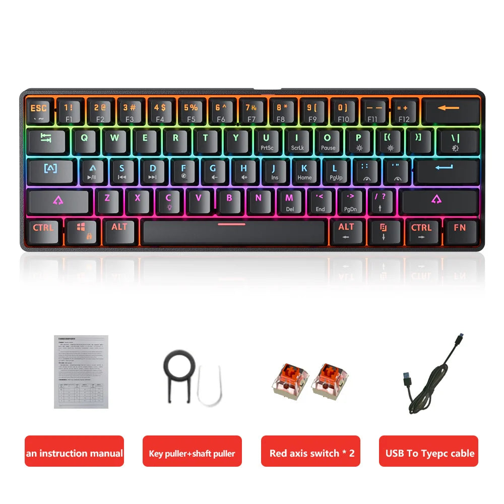 Teclado mecánico MUCAI 61Key Esports