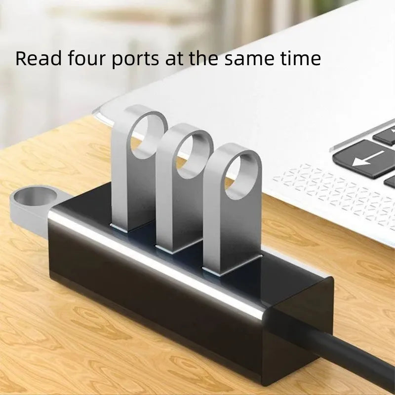 Portable 4-Port USB 3.0