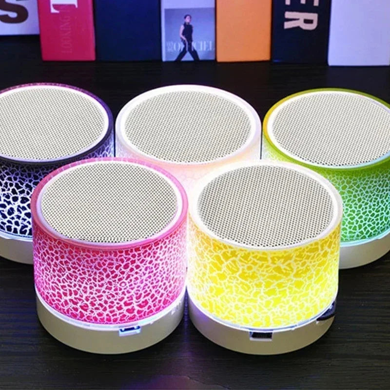 Mini altavoz Bluetooth inalámbrico con LED