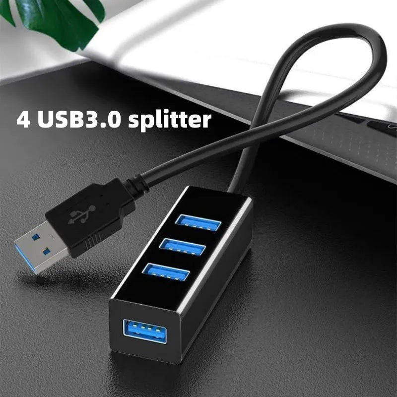 Portable 4-Port USB 3.0