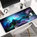 Alfombrilla de escritorio espacial para gamers