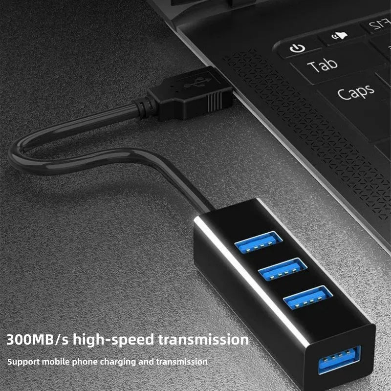 Portable 4-Port USB 3.0