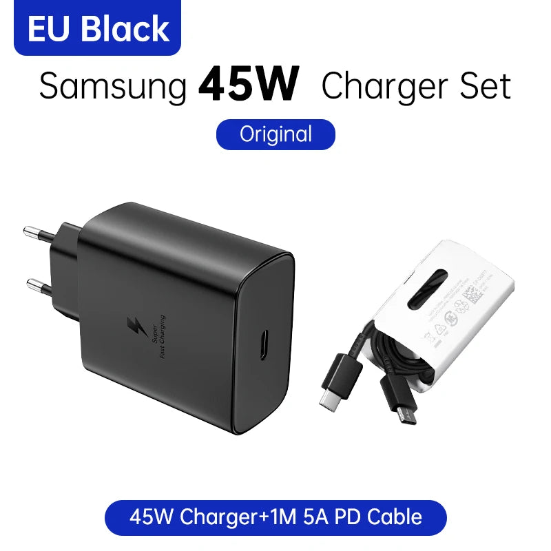 Cargador SAMSUNG de 45 W tipo C