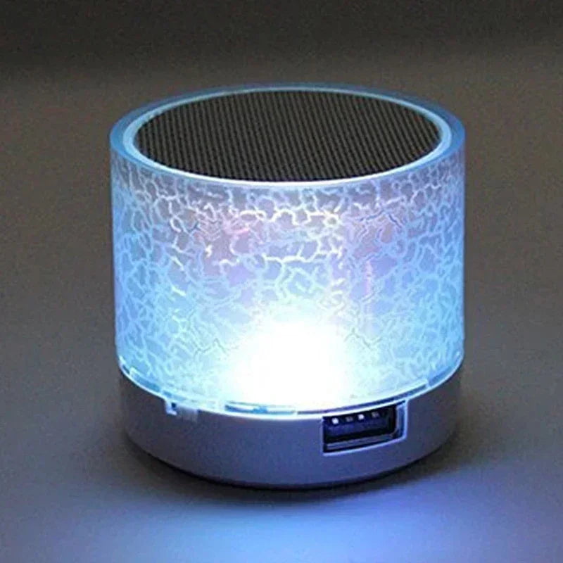Mini altavoz Bluetooth inalámbrico con LED