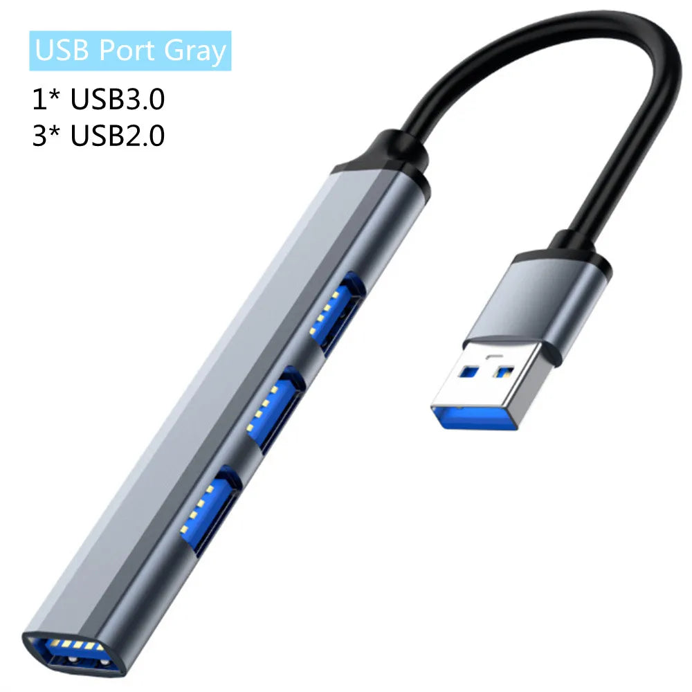Concentrador USB tipo C 3.0 3.1