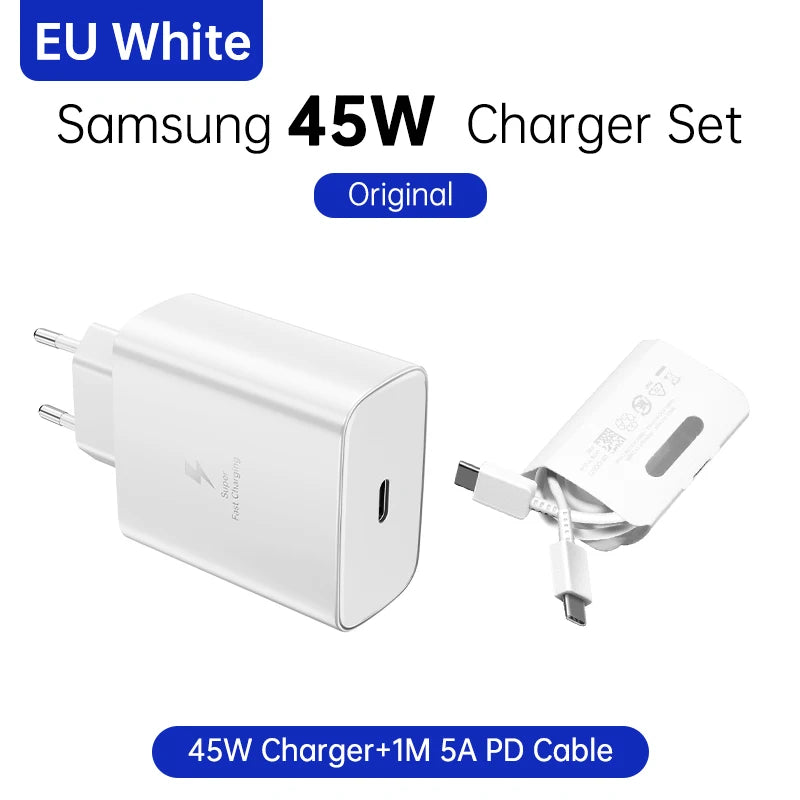 Cargador SAMSUNG de 45 W tipo C