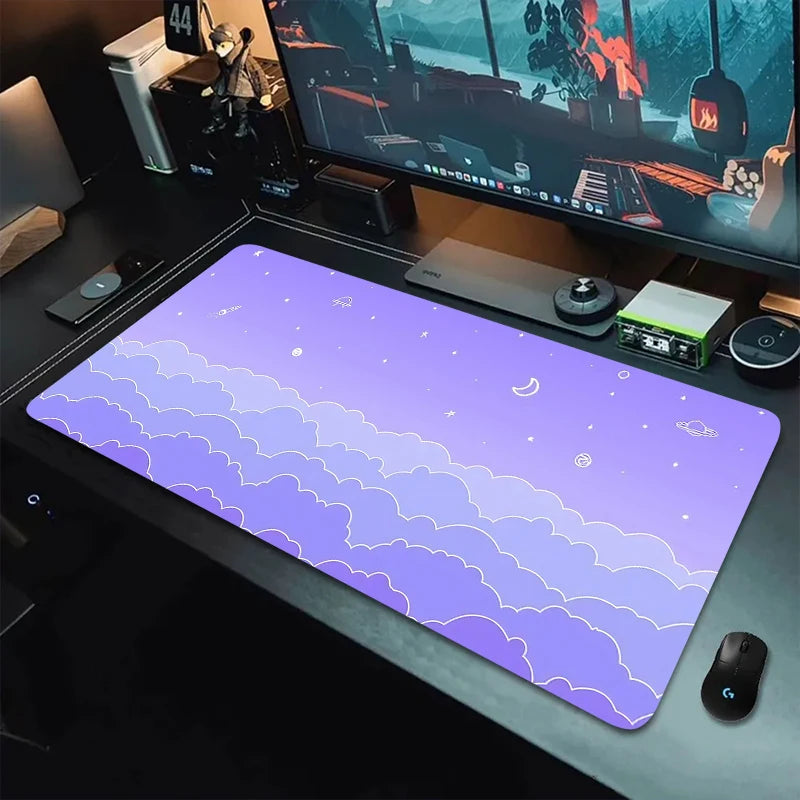 Alfombrilla para ratón Gamer Purple Clouds