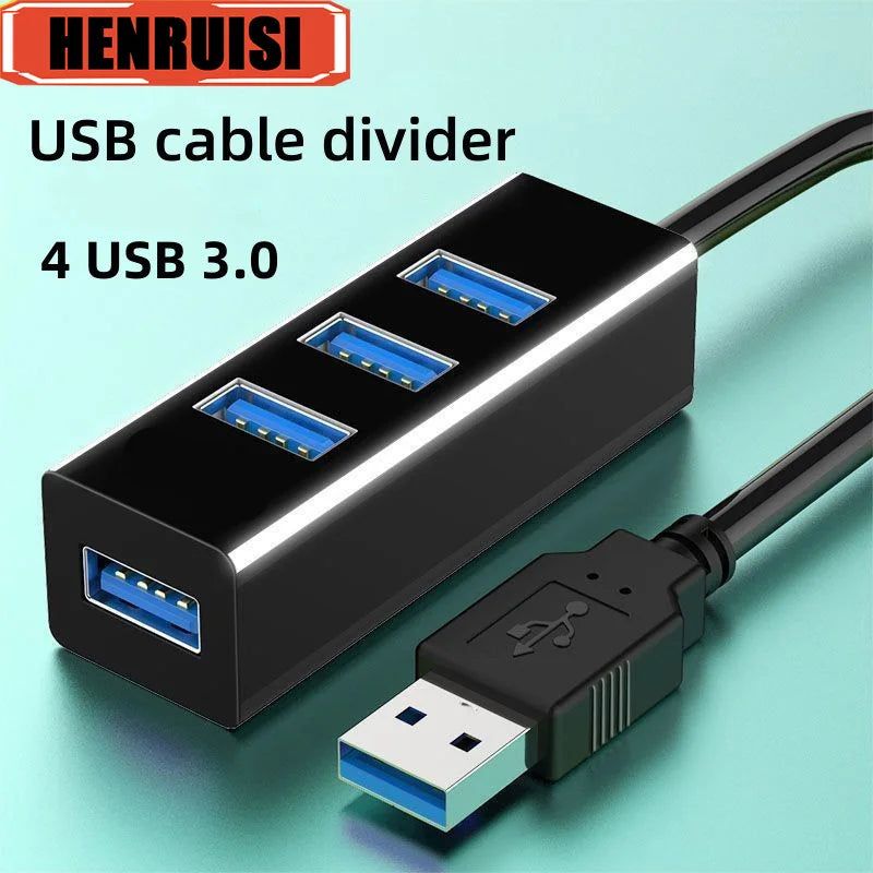 Portable 4-Port USB 3.0