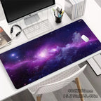 Alfombrilla de escritorio espacial para gamers